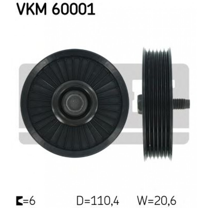 VKM 60001 SKF Ролик модуля натягувача ременя